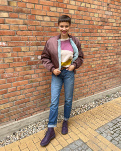 Winter Bomberjacke zum Wenden