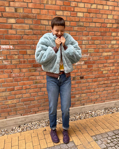 Winter Bomberjacke zum Wenden