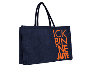 Jute Shopper "ICK BIN ´NE JUTE"      all fits in
