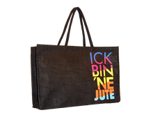 Laden Sie das Bild in den Galerie-Viewer, Jute Shopper &quot;ICK BIN ´NE JUTE&quot;      all fits in
