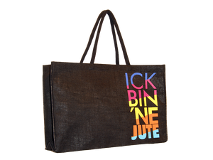Jute Shopper "ICK BIN ´NE JUTE"      all fits in