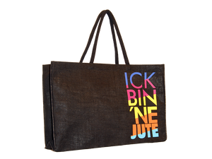 Jute Shopper "ICK BIN ´NE JUTE" all fits in