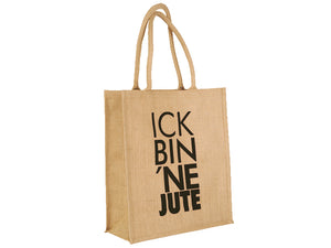 Jute Shopper Classic  "ICK BIN ´NE JUTE"